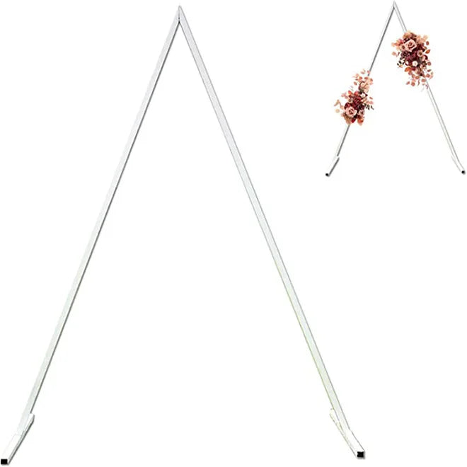 New Metal Triangle Wedding Arch Stand Floral Frame for Ceremony Party Balloon Flower Backdrop Decoration Wedding Party Supplies