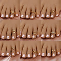 Creative Summer Beach Jewelry Foot Ring Copper-plated 18K Gold Plated Foot Ring Open-ended Tail Adjustable Toe Ring