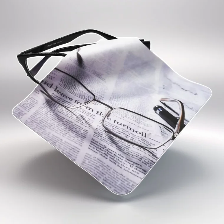 Custom Microfiber Cleaning Cloths for Eyeglasses and Sunglasses Care