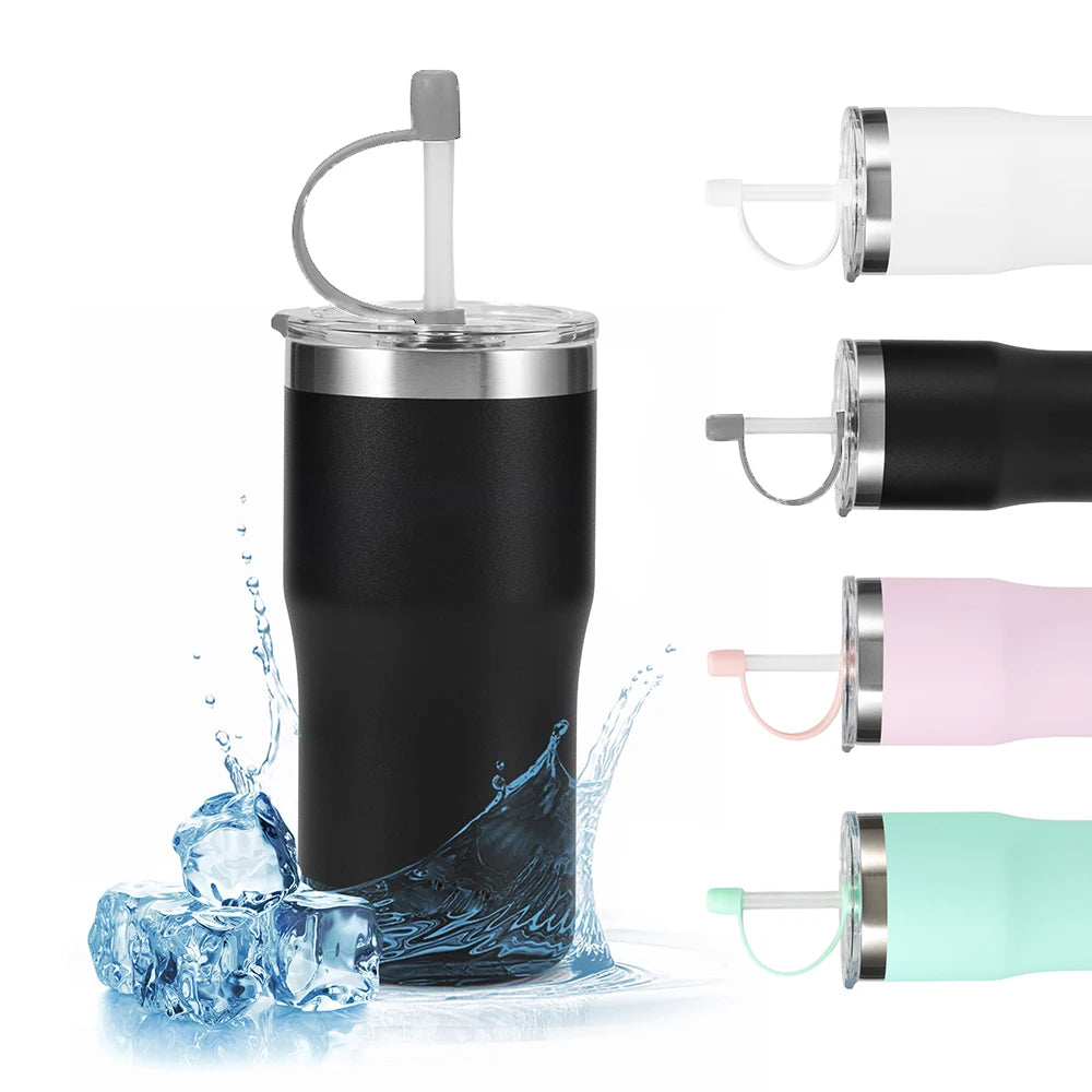 Customized Logo Travel Tumbler Mugs Coffee Cup 20 oz Outdoor Stainless Steel Insulated Tumblers Wholesale Bulk MegaBDM