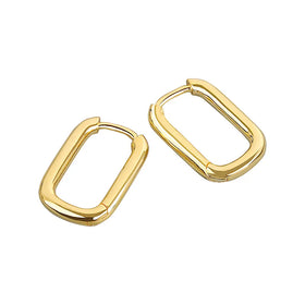 Fashion Simple U-shape Huggies Ear Buckle for Women Men Punk Hip Hop Classic Hoop Earring Jewelry