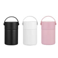 Vacuum Insulated Stainless Steel Food Jar Thermos Lunch Container Plastic Folding Spoon 12-24 Hours Thermal Performance