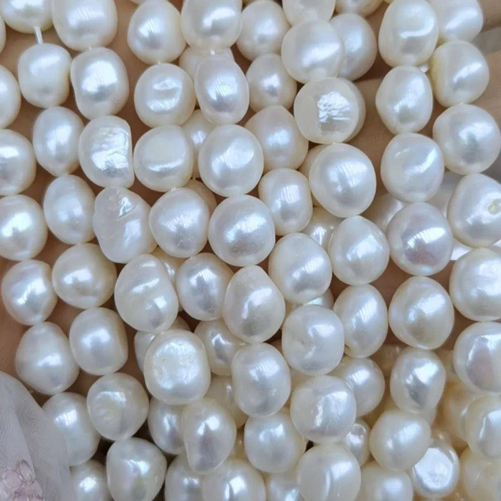 Wholesale Price Width 10-11 mm Big Baroque Loose Nature Freshwater Pearl in Strand AA Quality Without Nuclear