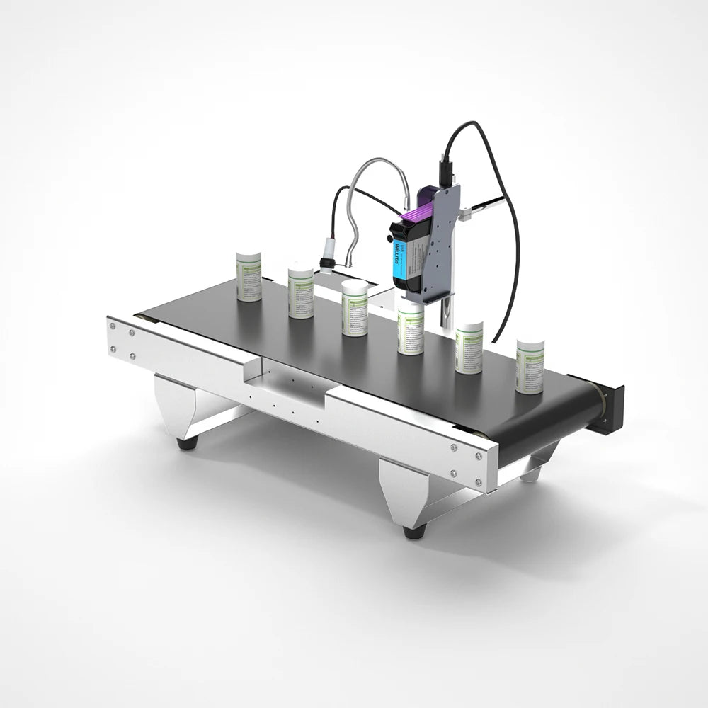 Mini Conveyor Belt With Coding Printer for Small Production Line Inkjet Printer With Conveyor Belt