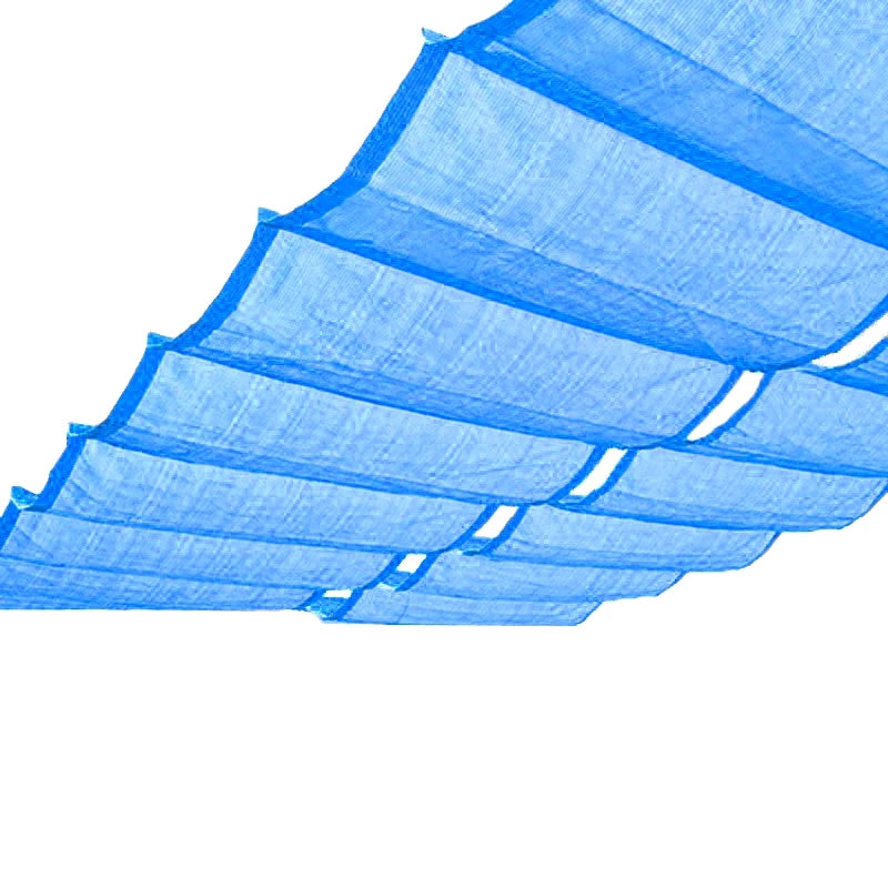 Home Garden Summer Cooling Telescopic Wave Sun Shade Net Swimming Pool Patio Gazebo Pavilion Sun Shelter Net