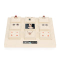 Wholesale Factory New JINSKY Beige Jewellery Display Sets Microfiber Eco-friendly Modern Customized Ring Earrings Necklace