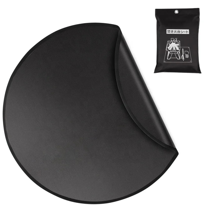 Fireproof Cloak Insulation Mat 36 40 Inches Aluminium Fire Pit Mat