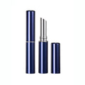 HUIHO Blue Classic Aluminum Metallic Makeup Cosmetics Packaging Lipstick Container Colored Lipstick Tubes