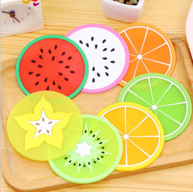 Hot Sale Customized Cup Silicone Rubber Soft Pvc coaster With logo Printing