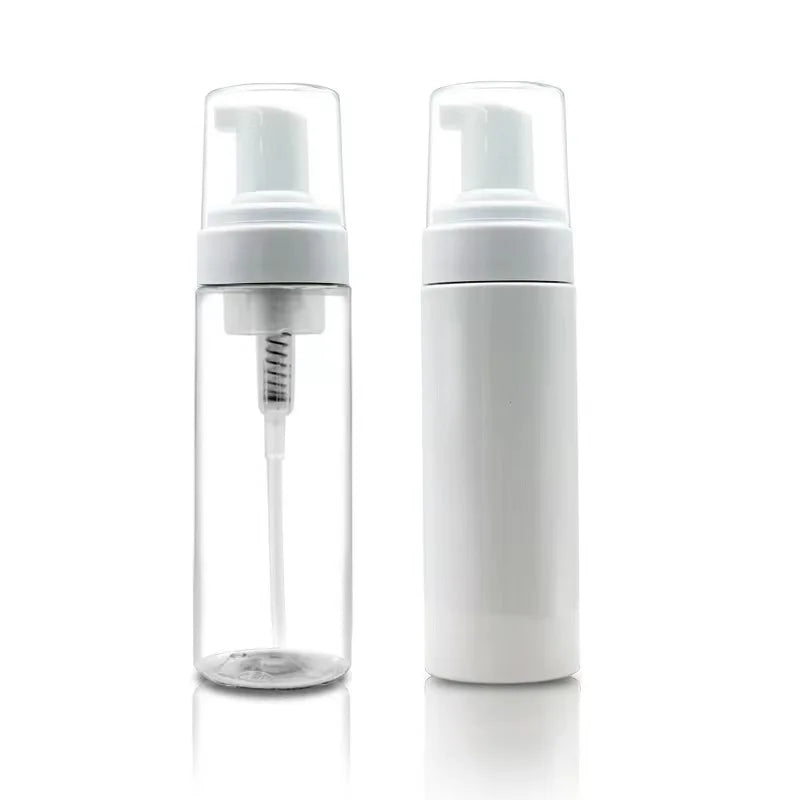 Empty White Foam Pump Soap Dispenser Spray Bottle for Cosmetic Skincare Facial Cleaner