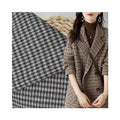Eco-friendly OEM Custom Cheap Price Check Pattern Polyester Rayon Stretch TR Spandex Yarn Dyed Knit Jacquard Fabrics for Coats