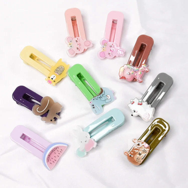 Fashion Cute Lovely  Kids Girls Nylon Hair Clips Hairpins Hair Accessories