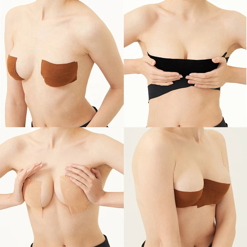 Latex-Free Fashion Underwear Multifunctional Adjustable Invisible Lifting Boob Tape
