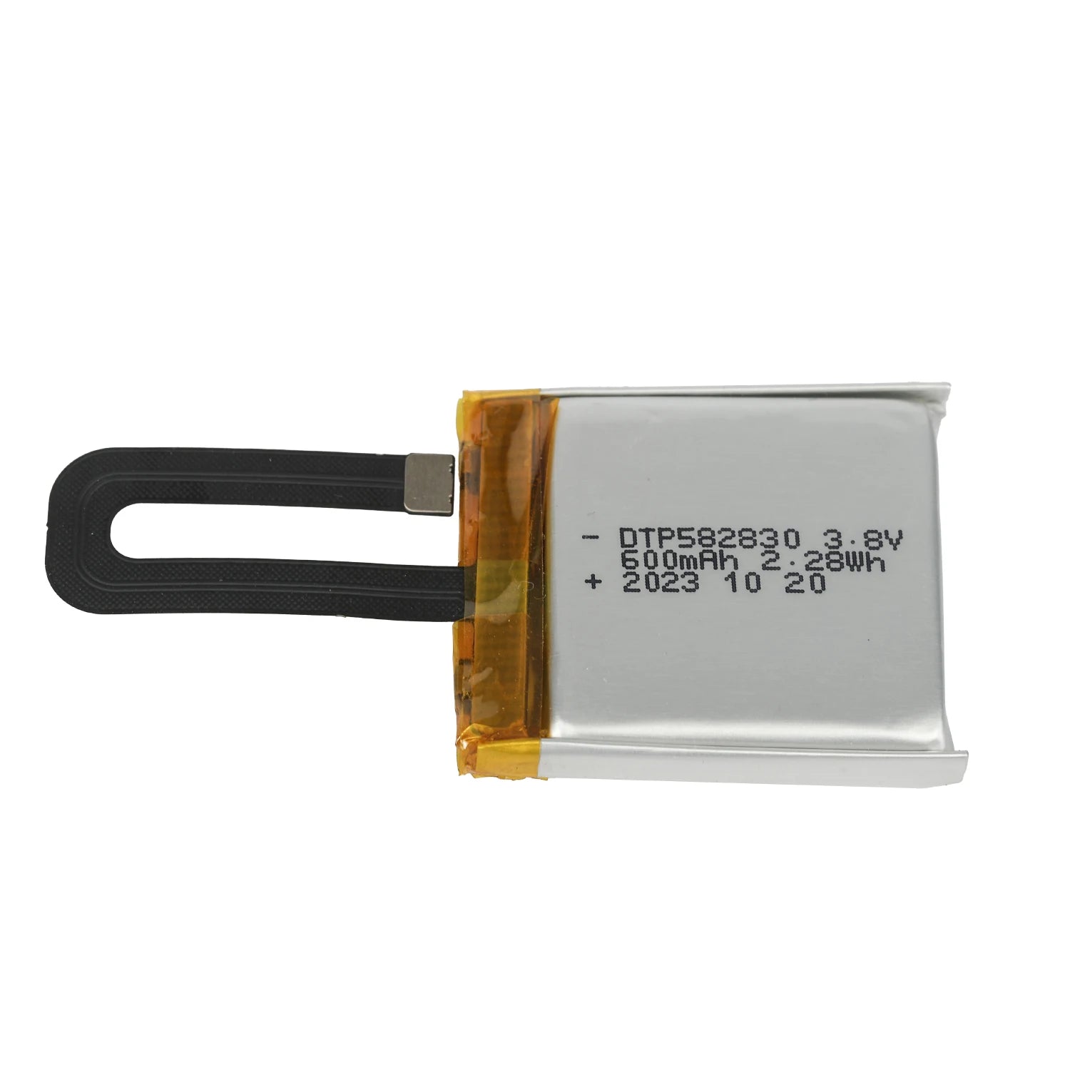3.8V 600mAh 582830 Rechargeable Lithium Polymer Battery Pack for  Wearable Smart Band