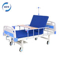 Hospital Bed Manual Adjustable 2 Cranks Patient Bed for Hospital & Home