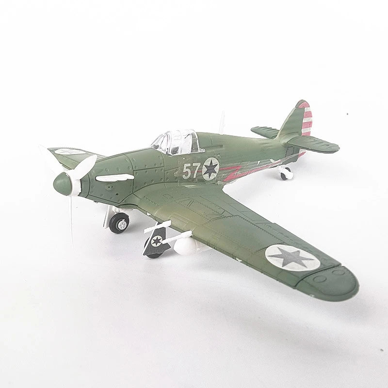 2025 Best Seller Plastic Construction Model Toys Kids Hobby Set WW2 Hawker Hurricane Fighter Jet Military Toys Army Gifts