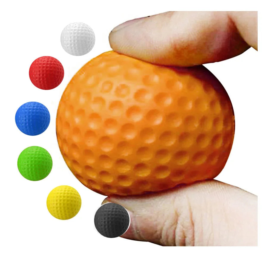 Light Weight Office Home Used Indoor Practice Soft PU Foam Golf Ball