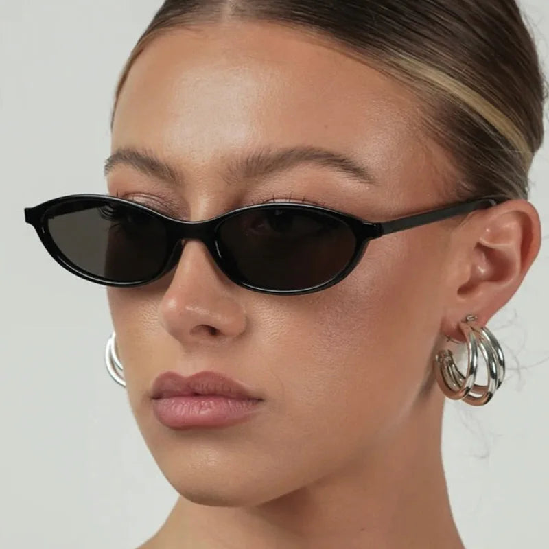 Wholesale Custom Logo Plastic Gafas De Sol Small Oval Sunglasses 2025 Designer Sunglasses for Woman Small Face