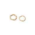 Korean Rings Women Stainless Steel Wave Ring Jewellery 18k Gold Ring Women