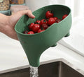 MultiFunctional Elephant Vertical Drain Basket for Kitchen Sink Fruit and Vegetable Washing Basket Storage Basket Drain Strainer