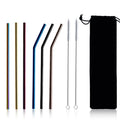 Eco-Friendly Reusable 304 Stainless Steel Drinking Straw Bar Accessories with Customized Logo