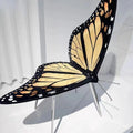 Modern High-End Luxury Metal Frame Butterfly Lounge Chair Contemporary Customizable for Living Room Villa Hotel Hall Use Dining
