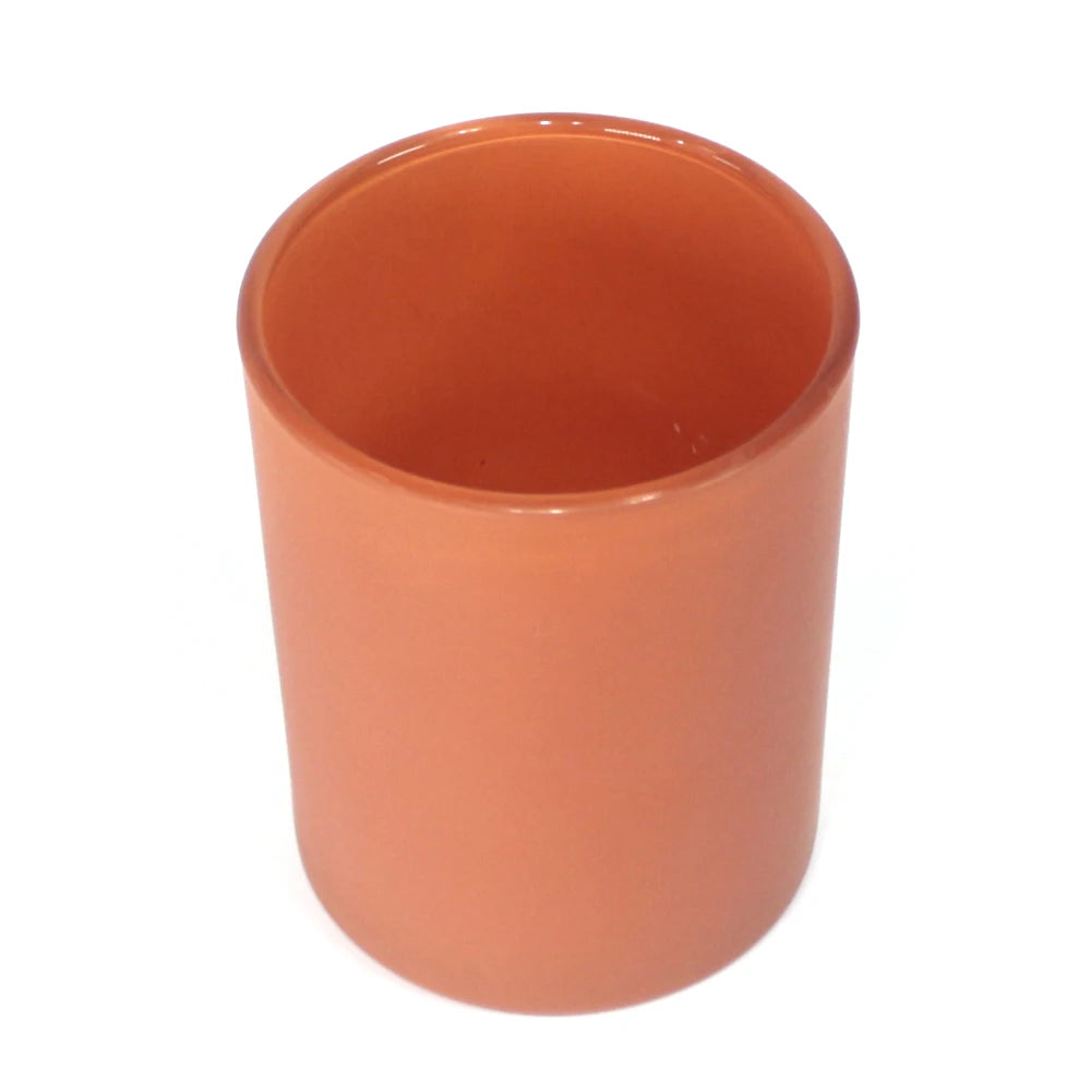 LANGXU Bulk 300 ml Matte Candle Jar Transparent Candle Apothecary Jar Matte Luxury Candle Jars Purple