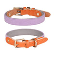 Wholesale Plain Breathable Vegan Cloth Leather Pet Dog Collar and Leash