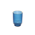Hot Selling 200ml Colorful Clear Empty Glass Container for Home Decor Metal Tea Light Holder Bamboo Lid for Weddings Candle Jars