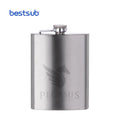 Engraving Blanks Engrave Material Customized 8oz 240ml Stainless Steel Hip Flask Silver