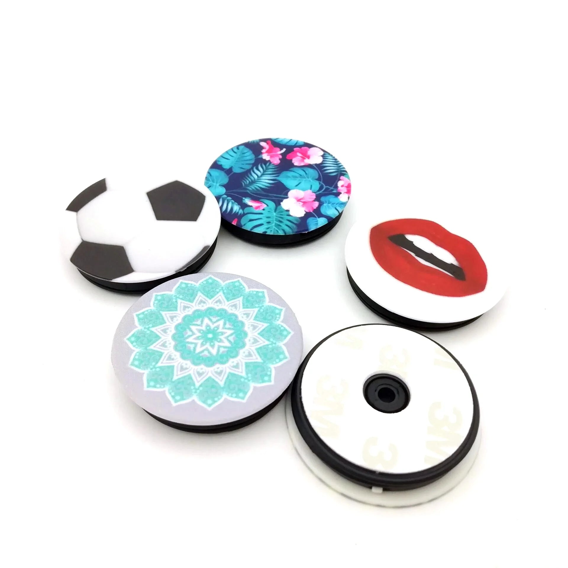 Custom Logo Printing Sticky Phone Grip Holder Sockets Phone Stand Phone Socket