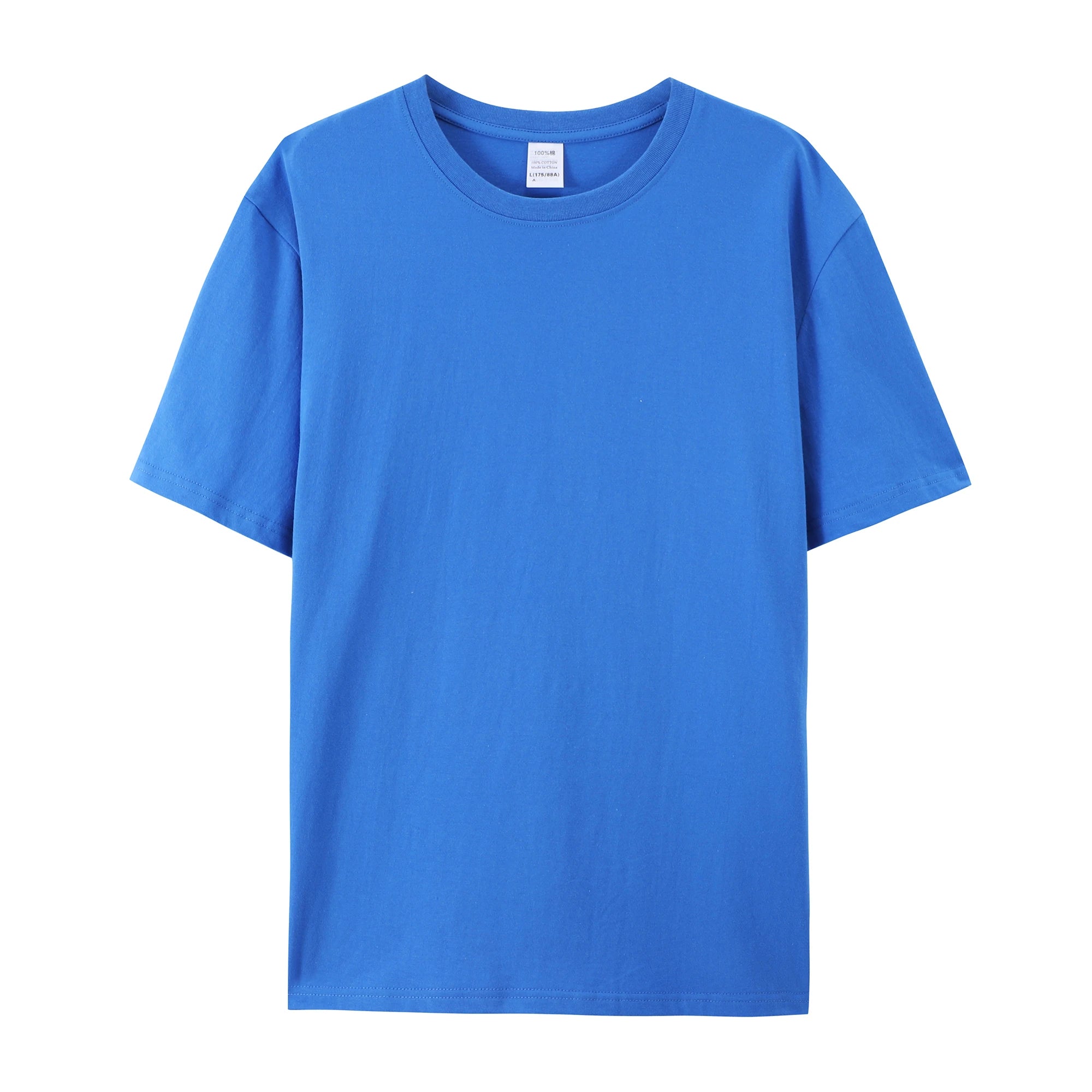 Custom T-shirt Plus 180g Cotton T-shirt Plain Drop Shoulder  Oversized Stock Plus Size Men's t Shirts