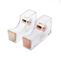 Small Size Office Stationery Desktop Rose Gold Acrylic Tape Dispenser