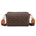 New Pu Leather Crossbody Bag Trendy Zipper Shoulder Bag Women's Letter Graphic Boston Bag