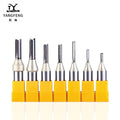Wholesale Ready to Ship CNC Two Flutes TCT Straight Bits Carbide Straight Cutters for MDF Plywood and Cardboard