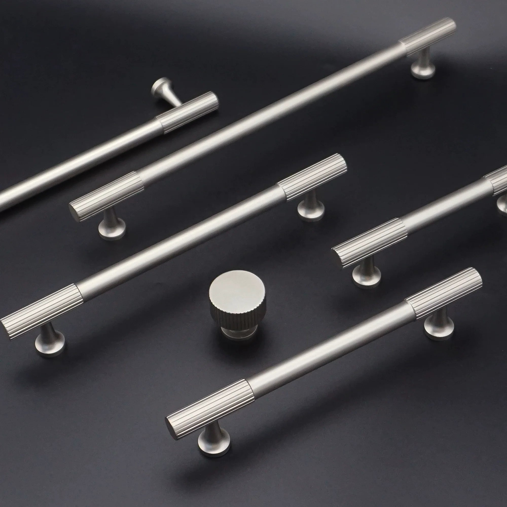 Hot Sale Solid Brass Brushed Nickel Cabinet Hardware Furniture Drawer Cupboard Handles and Knobs