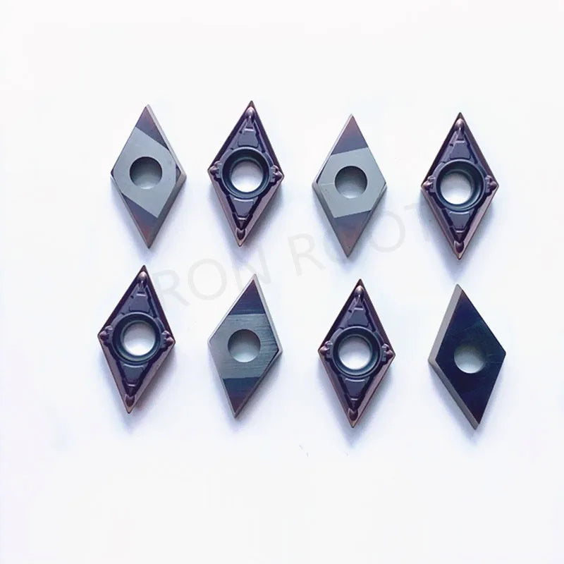CNC Lathe DCMT070202 DCMT11T302 11T304 11T308 TG2115 TG1225 Outer Circle Inner Hole 55 Degree Carbide Insert