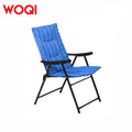 WOQI Wholesale Ultra-Light Iron Detachable Recliner Folding Chair for Workshop Kitchen Camping Outdoor Dining-Clearance Sale