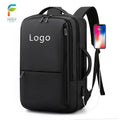 Traveling Back Bag College Smart Compartment Foldable Men Expansion Waterproof Usb Charging Business Laptop Computer Backpack
