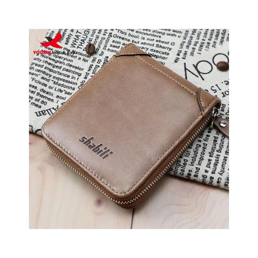 Wholesale Custom Logo Card Holders Purse Genuine Leather High Quality Men's  Pu Leather Wallet for Men