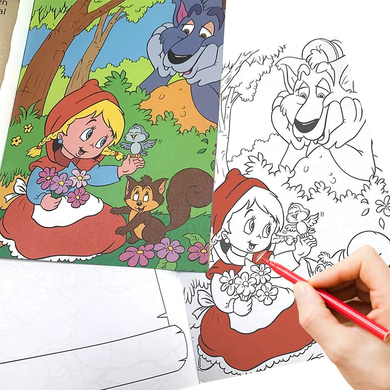 For Kids/Children Adult Printing Hard Cover Mandala with Matte Stickers Custom Printing Coloring Book