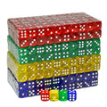 High Quality Casino Digital Polyhedral Custom Six Sided Spot Board Game Dice D&D RPG Supplier Gambling Dices Set 16mm Acrylic