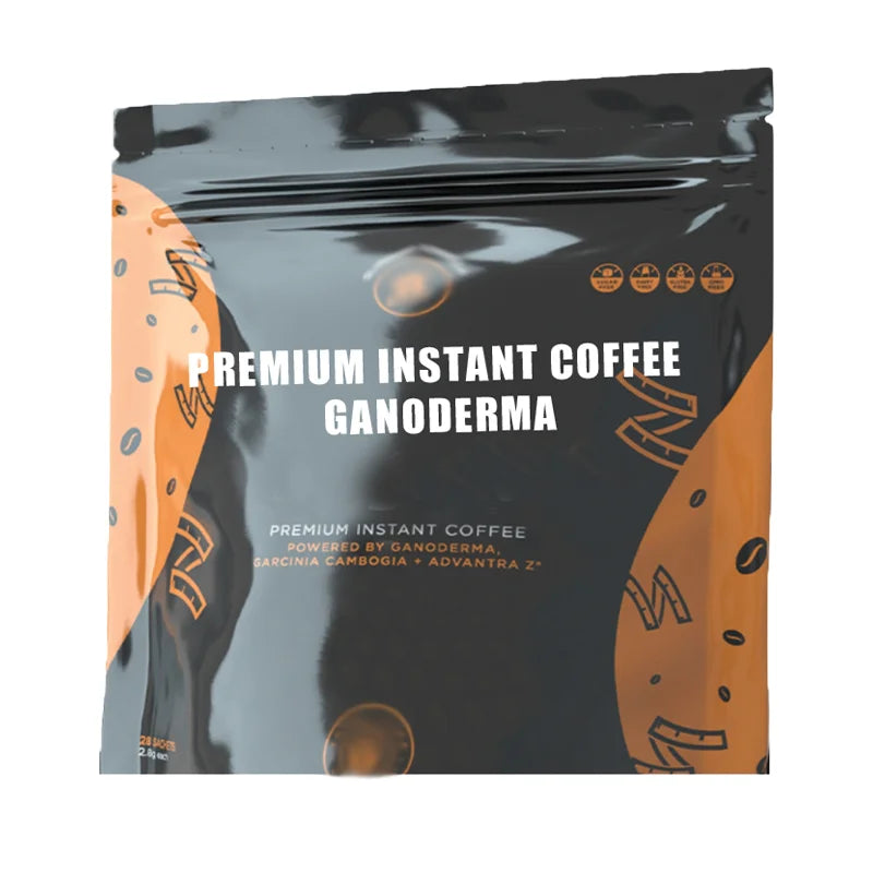 Garcinia Cambogia Reishi Premium Instant Coffee Mellow Taste Chocolate Fruit Sugar Cream Flavors Certified Halal Powder Bulk Box