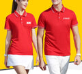Wholesale Custom  with logo Men's Gold White Collar Brand Polo Shirts