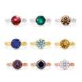 Special Design Intertwine Band Ring Round Cut 9MM 3ct PT950  Diamond Ring