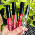 Black Glossy Lipgloss Tube Private Label Vegan More Than 150 Shades Long Lasting Liquid Lipstick Makeup