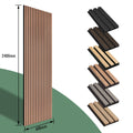 For Wooden Grille Decorative Wall Stickers Polyester Fiber Sound-Absorbing Board Background Wall Felt Living Room Bedroom
