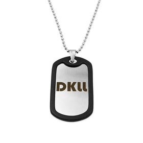 Popular Anime Dog Tags Stainless Steel Custom Hd Printed Sublimation Mens Necklace Keychains Dog Tag