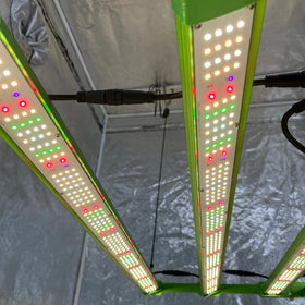 Separate Switches for UV/IR KingBrite P55 480W Samsung LM301H EVO Mint White+660nm Green UV IR Led Grow Light Rotatable Bar