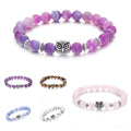 Vintage Owl Charm Natural Gem Bracelet Adjustable Women's and Men's Jewelry Anniversary Gift First Choice